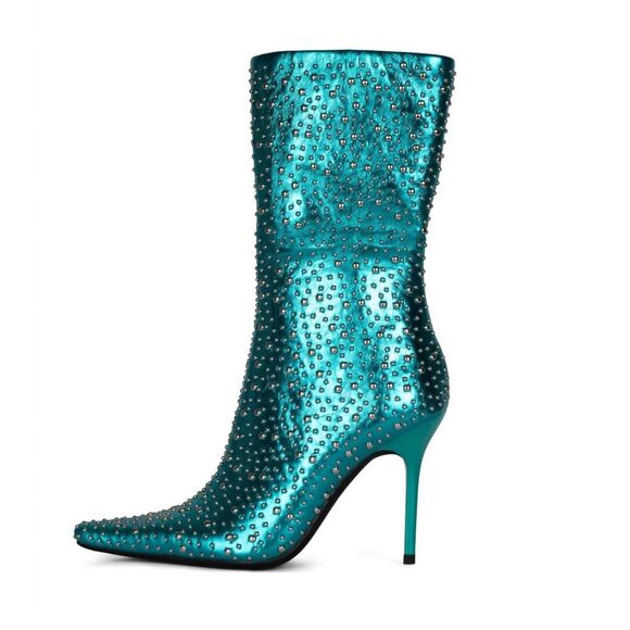 Jeffrey Campbell Iconic Bootie 6.5 Blue NEW - Picture 1 of 8